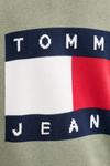 Хлопковый свитер Tommy Jeans, зеленый - фото 5