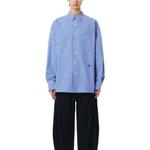 Клетчатая рубашка в стиле Gingham Check ADER ERROR, синий - фото 5