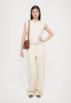 Топ MICHAEL Michael Kors CREW PLEAT, Soft Ecru/Beige - фото 2