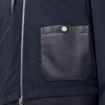 HERMES Кожаная куртка мужская черная - фото 8