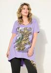 Футболка с принтом MIAMODA, сиреневый - фото