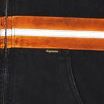 Куртка Supreme Reflective Stripe Hooded Work Jacket, черный - фото 3