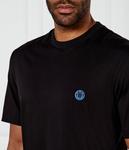 Футболка мужская Hugo Blue хлопковая однотонна, черный - фото 4