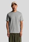 Футболка Lyle & Scott CHEST LOGO INTERLOCK , T Mid Grey Marl/Grey - фото