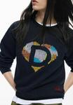 Толстовка Desigual WITH LOGO BEADS, Grey - фото 6