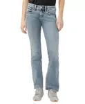 Женские джинсы Britt Low Rise Curvy Fit Bootcut Silver Jeans Co., синий - фото