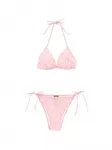 Бикини с принтом гусей Moschino, розовый - фото