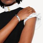 Браслет Nanogram Cuff Monogram S LOUIS VUITTON, серебряный - фото 9