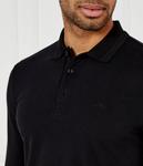 Рубашка-поло плиссированная Boss Green Regular Fit, черный - фото 4