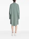 Платье-рубашка длины миди Dries Van Noten, зеленый - фото 4