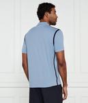 Футболка поло мужская Boss Green с контрастными лентами, синий - фото 3