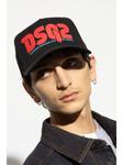 Кепка с аппликацией логотипа DSQUARED2, черный - фото 2
