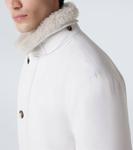 Куртка с подкладкой из овчины Brunello Cucinelli, Latte+Corteccia - фото 6