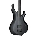 Электрогитара ESP LTD F-4, бас, черный металл - фото