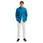 Рубашка Selected Regrick Denim, синий - фото 4
