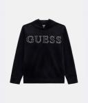 Толстовка детская Guess Active со стразами, черный - фото
