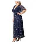 Вечернее платье с вышивкой Plus Size Embroidered Elegance Kiyonna, мультиколор - фото 4