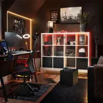 Открытый стеллаж, белый, 147x129 см, KALLAX IKEA - фото 4