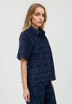 Блуза Jimmy Key Button-down blouse, Dark Blue - фото 4