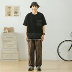 714STREET Брюки-карго унисекс, Темно коричневый - фото 8