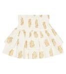 Ярусная мини-юбка Loretta с цветочным принтом The New Society, разноцветный - фото