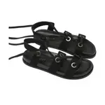 Кожаные гладиаторы Twin-Set, черный - фото 2