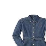 Детское платье Polo Ralph Lauren, синее - фото 5