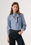 Блуза Pepe Jeans Button-down blouse, Indigo Blue/Blue - фото 3