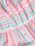 Детское платье с рюшами и полосками Monsoon, Multi - фото 4