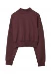 Толстовка Stradivarius INTERLOCK HIGH NECK, Bordeaux - фото 6