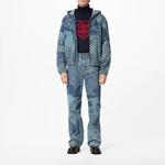 Джинсы мужские Louis Vuitton x Nigo Monogram Patchwork, синий - фото 4
