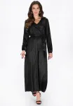 Платье макси Faina, Black - фото