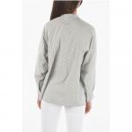 Серая хлопковая рубашка Woolrich, Gray - фото 2