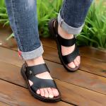 EGCHI Пляжные шлепанцы мужские черные - фото 5