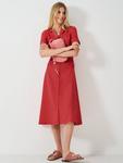 Платье-рубашка Ava Linen Rich Crew Clothing, Bright Red - фото