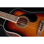 Mitchell EZB Super Short-Media акустически-электрическая бас-гитара 3-цветная Sunburst - фото 6