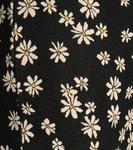 Цветочные расклешенные брюки с высокой талией Miu Miu, черный - фото 4