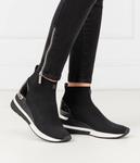 Кроссовки женские Michael Kors Skyler текстильные на танкетке, черный - фото 2