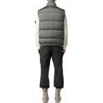 Жилет с нашивкой компас STONE ISLAND, серый - фото 5