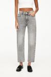 Базовые джинсы mom Pull And Bear, серый - фото 2