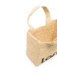 Сумка-тоут LOEWE из рафии, серый - фото 4