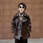 Детская куртка Lapel Moderate EASTERN CAMEL, amber - фото 5