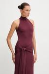 Платье Bardot, бордовый - фото 4