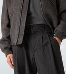 Брюки из чистой шерсти суженные Giorgio Armani, Moonless Night - фото 5