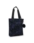 Сумка через плечо с принтом и двумя ручками Kipling, синий/черный - фото 3