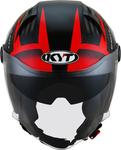 Шлем KYT d-city lucent jet, Black/Red - фото 8