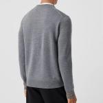 Свитер мужской серый Burberry, серый - фото 4