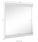 Зеркало VOGL Möbelfabrik "Simone" 80х80х2 см, цвет Sonoma eichefarben - фото 8