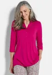 Mit biesen long sleeved top Goldner, Pink - фото