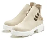 LASCANA Ботинки челси с модной цепочкой, ботильоны, ботильоны, белый - фото